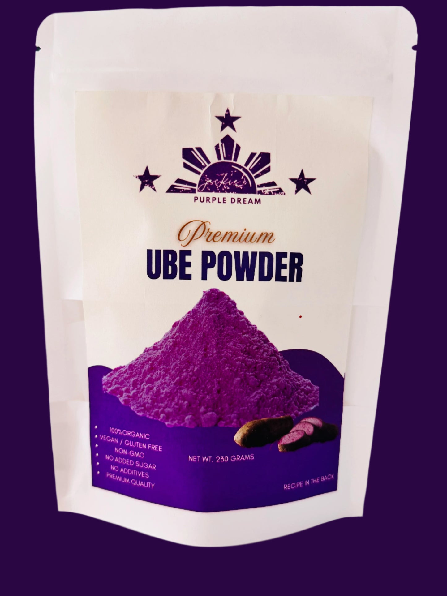 Premium Ube Powder - 100% Natural Organic, 230G