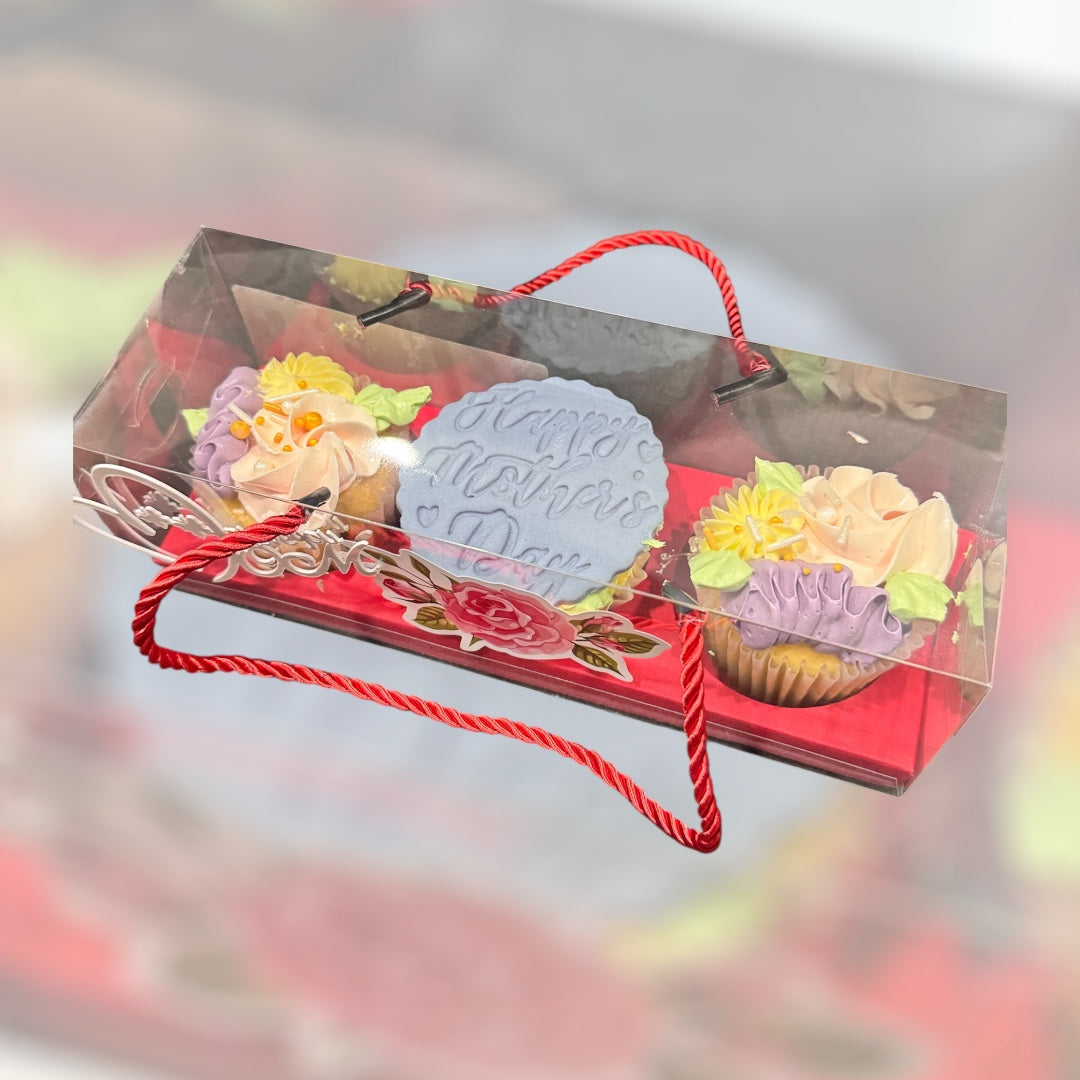 3-piece cupcakes