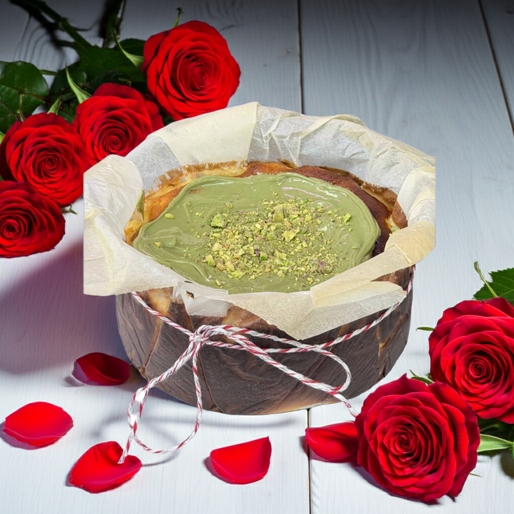 Pistachio Basque Burnt Cheesecake