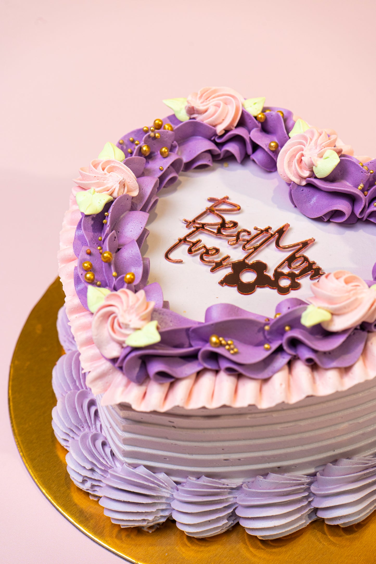 Heart Shape Cake for Mom