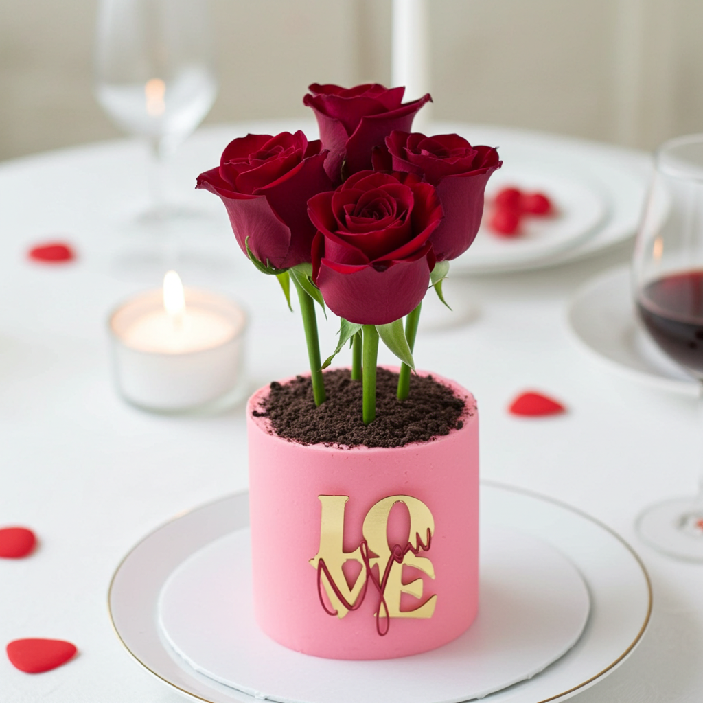 Love in Bloom Cake